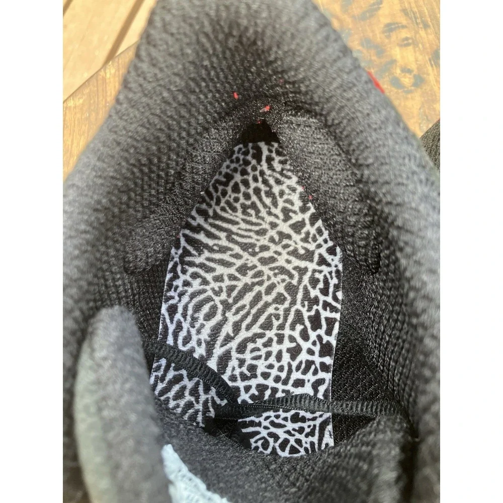 Air Jordan 29 XX9 Black Gym Red Elephant Print Woven Men's Size 14 695515-023